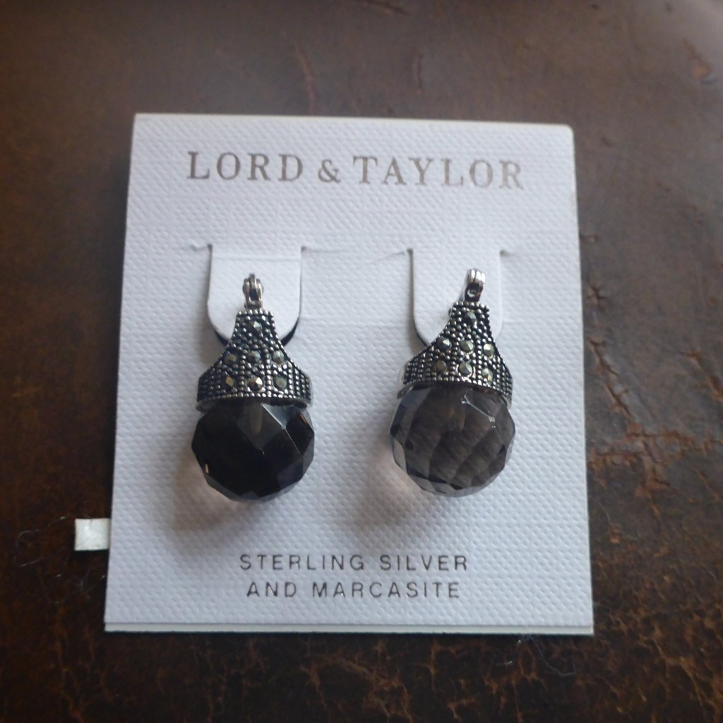 Women's Sterling Sliver & Marcasite Earrings